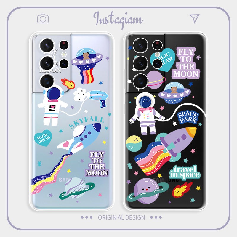 Ốp Lưng Trong Suốt Siêu Mỏng Chống Rơi Cho Samsung S21 S20Fe S20 + S10 S9Plus S8 | BigBuy360 - bigbuy360.vn