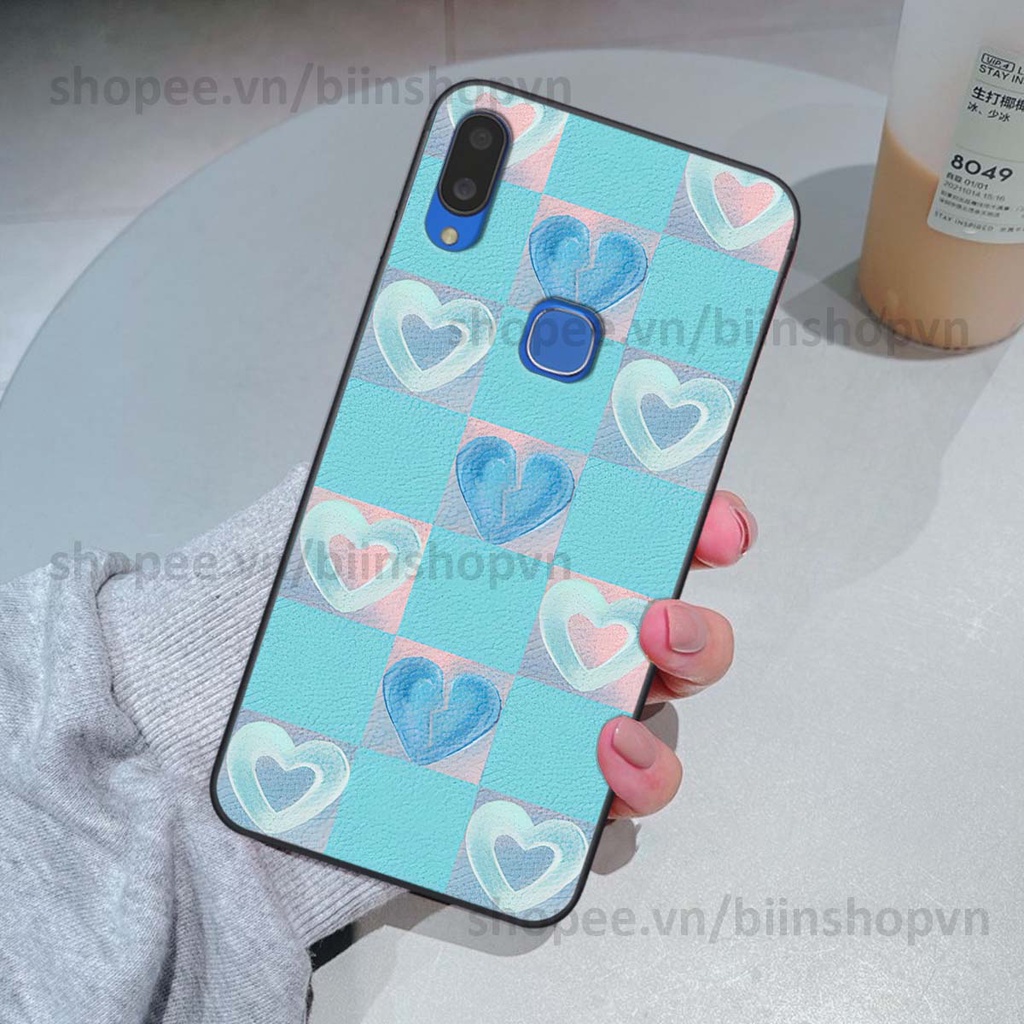 Ốp Vivo V11 / V11i caro trái tim nhiều màu sắc, đầy cá tính, khẳng định phong cách