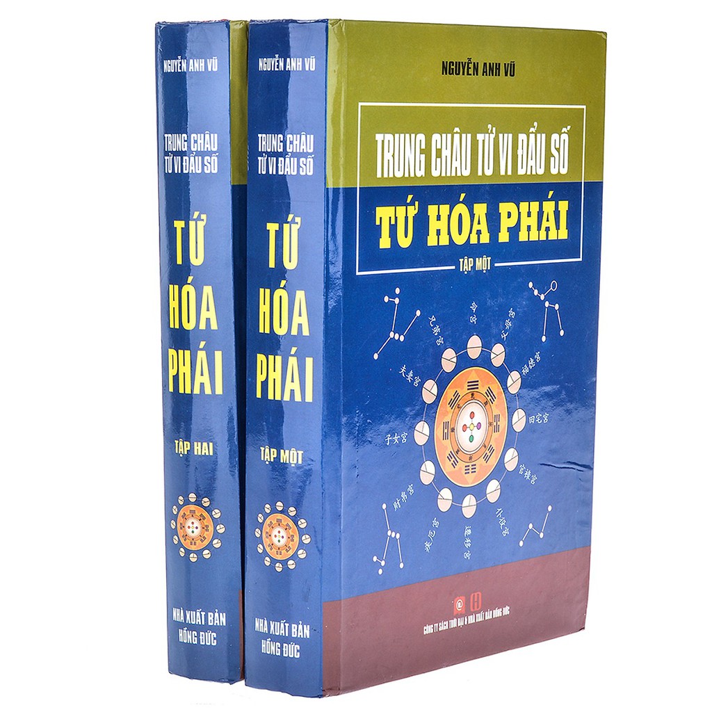 Bộ sách Trung Châu Tử Vi Đẩu Số - Tứ Hóa Phái (Bộ 2 Tập) | BigBuy360 - bigbuy360.vn