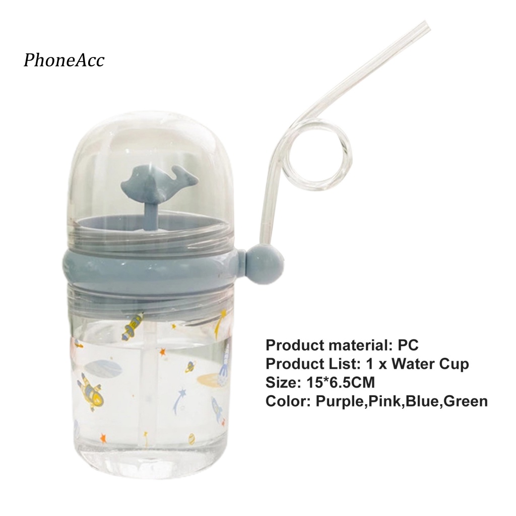 Bình Nước 250ML Kèm Ống Hút An Toàn Thực Phẩm Cho Bé