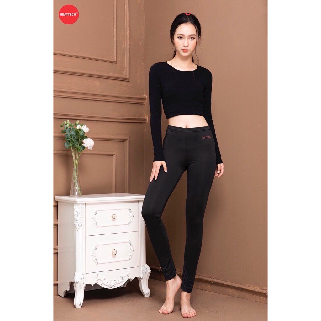 QGN01 Quần giữ nhiệt nữ legging ôm sát heat.tech woman