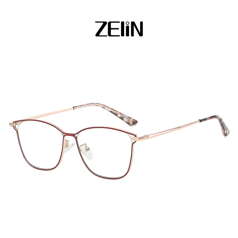 Kính mát Zelin LC705 chống tia xanh gọng kim loại thời trang Âu Mỹ