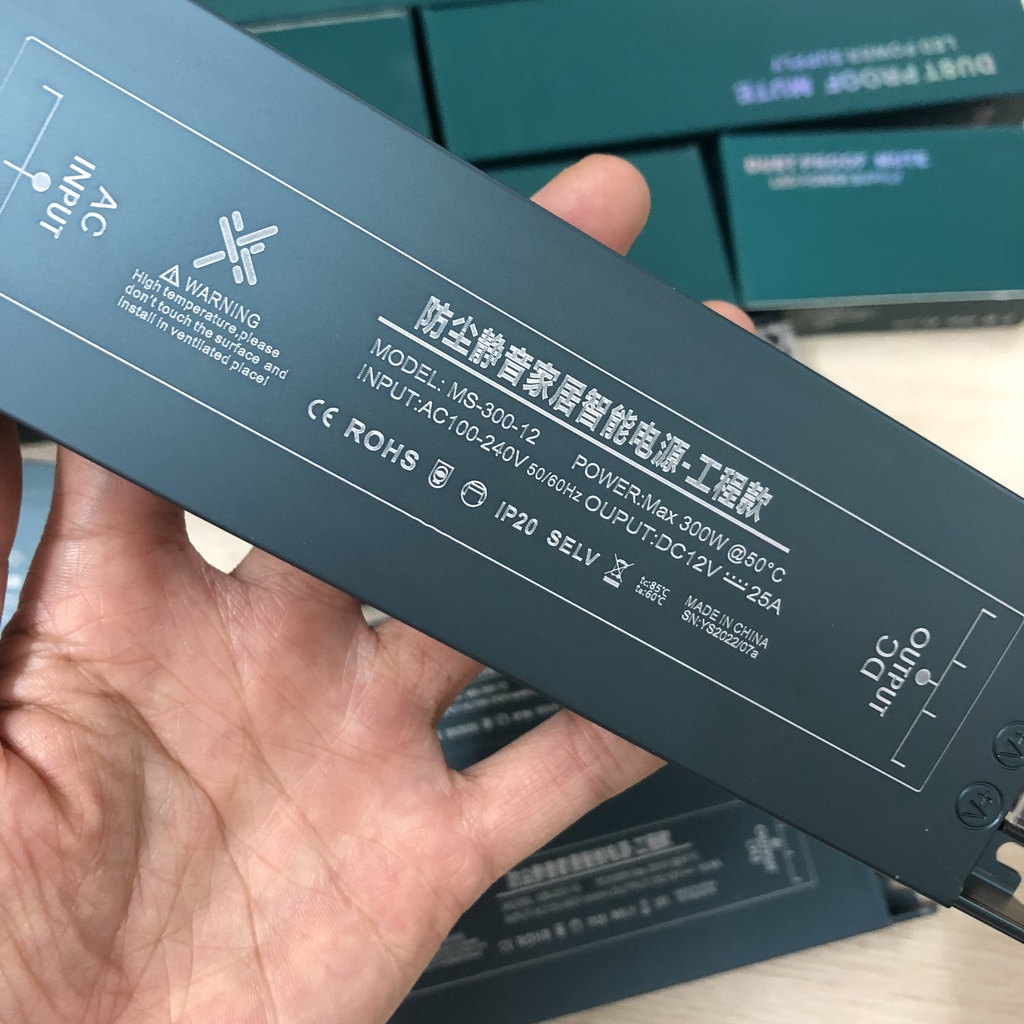 Nguồn mỏng 12V loại xịn dùng cho công trình CHÍNH HÃNG bảo hành 3 năm