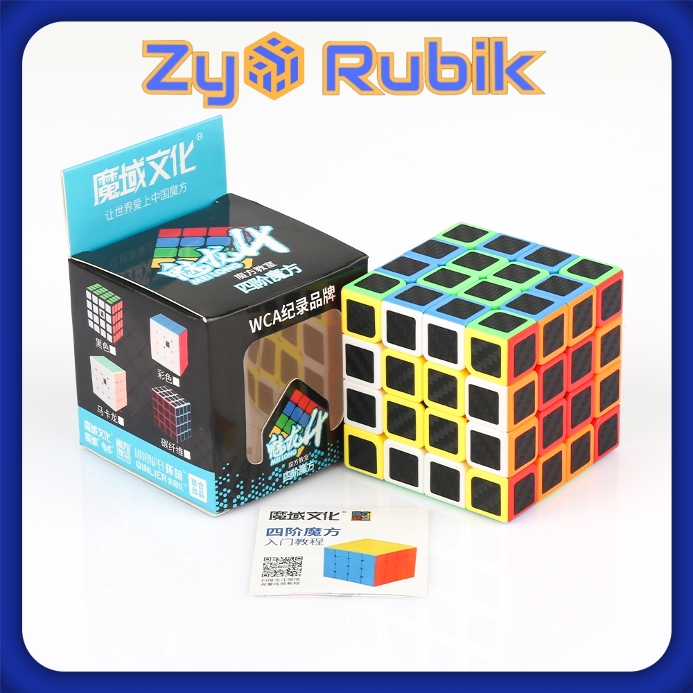 Rubik 4x4 Carbon MoYu MeiLong - Đồ Chơi Rubik Khối Lập Phương Rubik 4 Tầng Carbon Moyu Meilong - Zyo Rubik