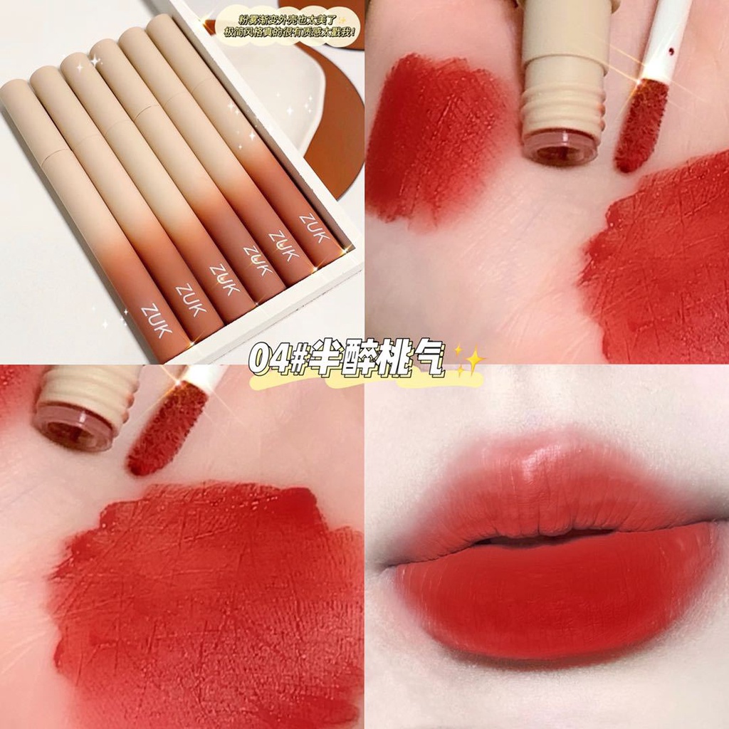 [Hàng mới về] Son Kem Zuk Nhung Lì Mịn Như Sữa Không Dính Cốc Nhiều Màu Sắc Tùy Chọn | BigBuy360 - bigbuy360.vn