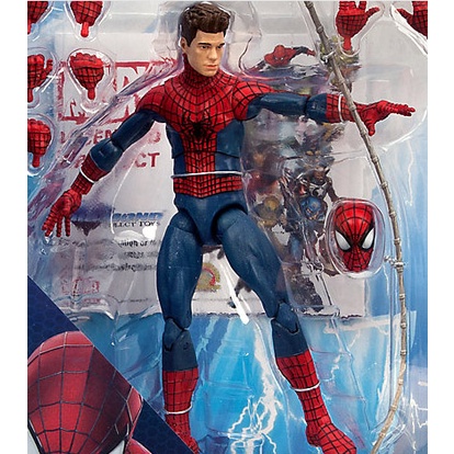 Mô Hình Người Nhện Spider-Man Marvel Select Có Thể Thay Mặt - Fullbox