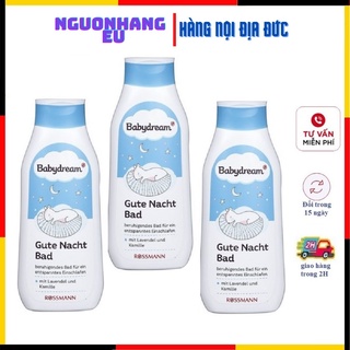 Sữa tắm BabyDream Gute nacht bad Nội địa Đức Giúp bé ngủ ngon