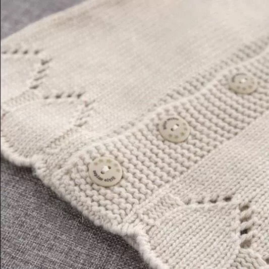 Áo Khoác cardigan Len Dệt Kim Thời Trang Xuân Thu Dành Cho Bé Gái 1-3 Tuổi