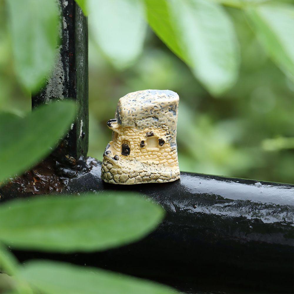 Mô Hình Ngôi Nhà Bằng Nhựa Resin Dễ Thương Trang Trí Tiểu Cảnh DIY