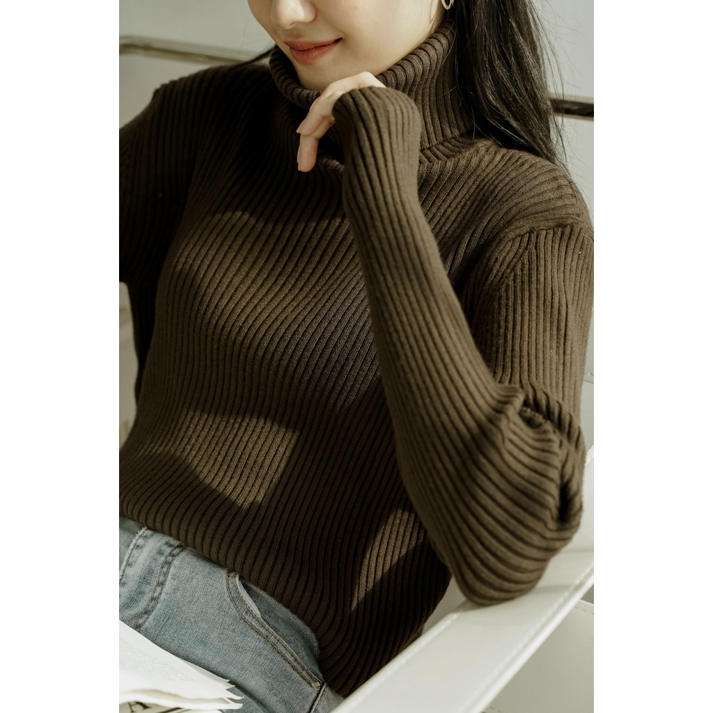 Áo Len cổ lọ dài tay trơn màu Tropical Méo Shop | BigBuy360 - bigbuy360.vn