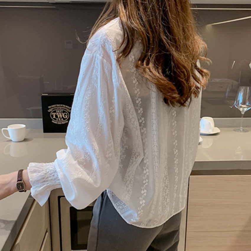 Áo Ren Tay Dài Cho Nữ