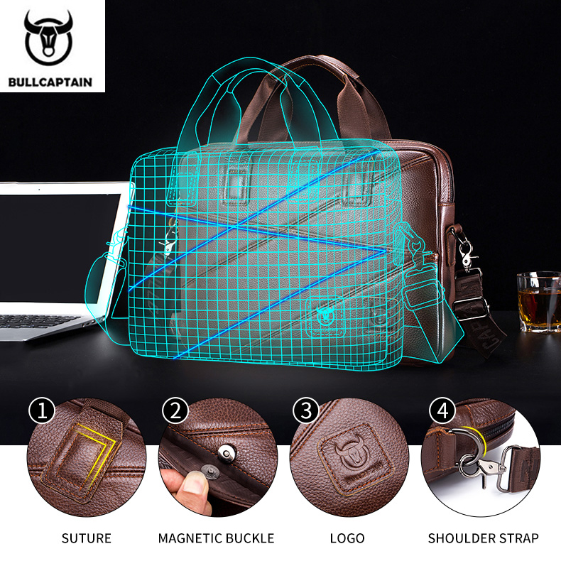 Túi Da Đeo Chéo Thời Trang 0403 0 Cho Nam 15 Inch | BigBuy360 - bigbuy360.vn