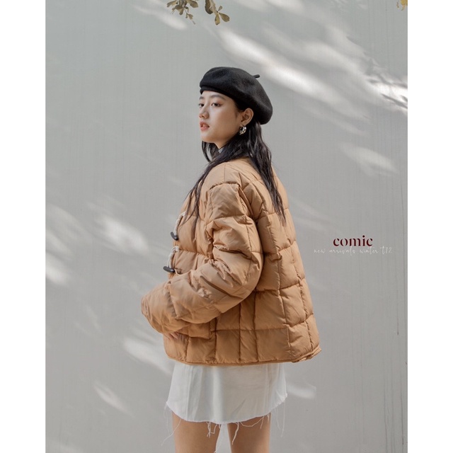 ÁO KHOÁC PHAO CHẦN Ô XUẤT HÀN  COMIC