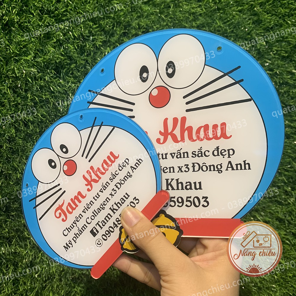 Bảng hiệu chụp ảnh sản phẩm _ bảng hiệu shop _ Bảng hiệu xinh giá rẻ_ Bảng doreamon xinh xắn