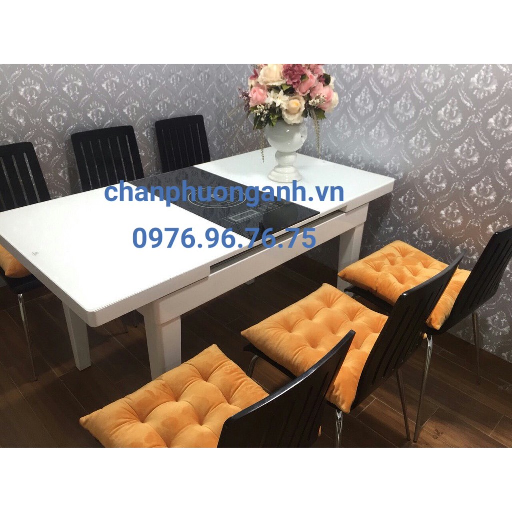 Combo đệm ngồi vuông, đệm bệt vải nhung cao cấp - 083.32.31.083