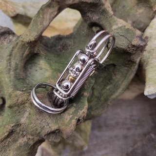 Móc khoá inox mặt thần tài