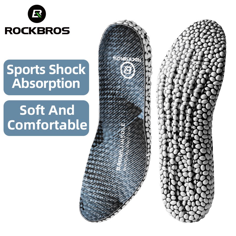 [Fulfilled by Shopee]Miếng lót giày ROCKBROS hấp thụ sốc thoáng khí/ thoát hơi nước dùng cho xe đạp thể thao chuyên dụng