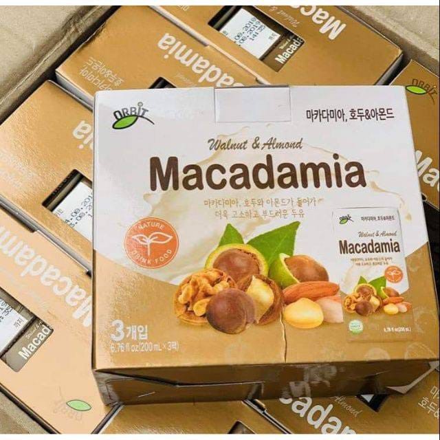 Sữa Hạt Macca - Óc Chó Hạnh Nhân Macadamia - Hàn Quốc