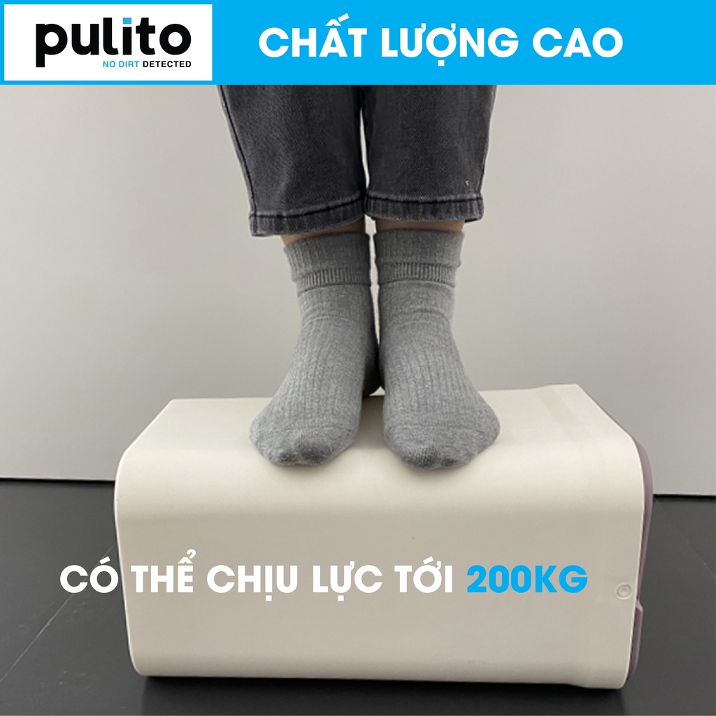 Bộ lau nhà tự vắt thông minh Pulito, đầu xoay 360 độ tiện dụng tặng kèm 2 bông lau BLN-S6