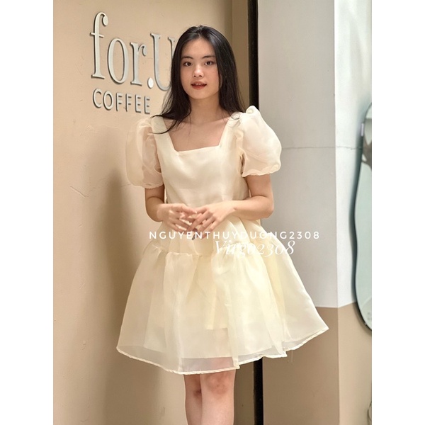 [HÀNG SẴN]VÁY ĐẦM BABYDOLL TƠ “SELINA DRESS” TIỂU THƯ