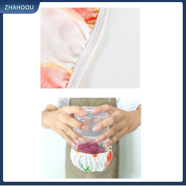 ☃Nhà☃ Set 3 Nắp Đậy Bát Đĩa Bảo Quản Thực Phẩm Chống Bụi Có Thể Tái Sử Dụng Ốp