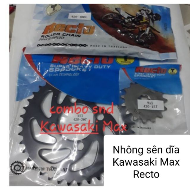 Nhông sên dĩa Kawasaki Max Recto, thái lan.