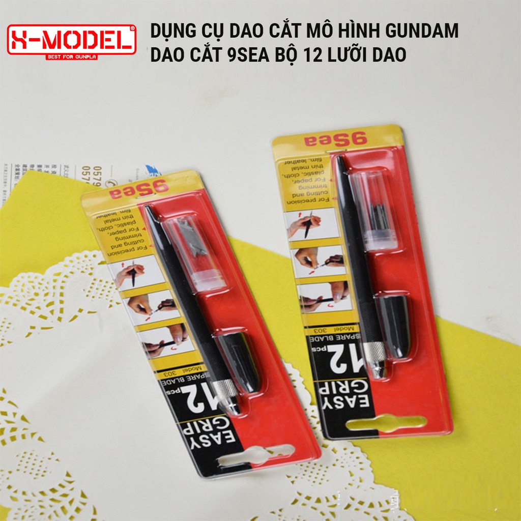 Dụng cụ dao cắt mô hình XMODEL 9SEA lắp ráp mô hình Bandai sử dụng cho đồ chơi lắp ráp Gunpla, Anime