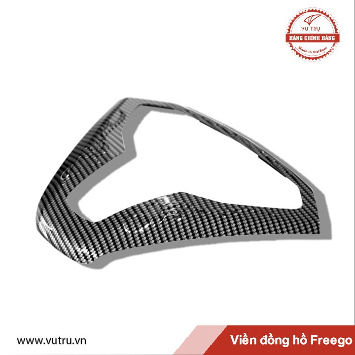 [BAO ĐỔI TRẢ] ỐP VIỀN ĐỒNG HỒ XE FREEGO CARBON, MẠ CROM - CHÍNH HÃNG UNIVERSE