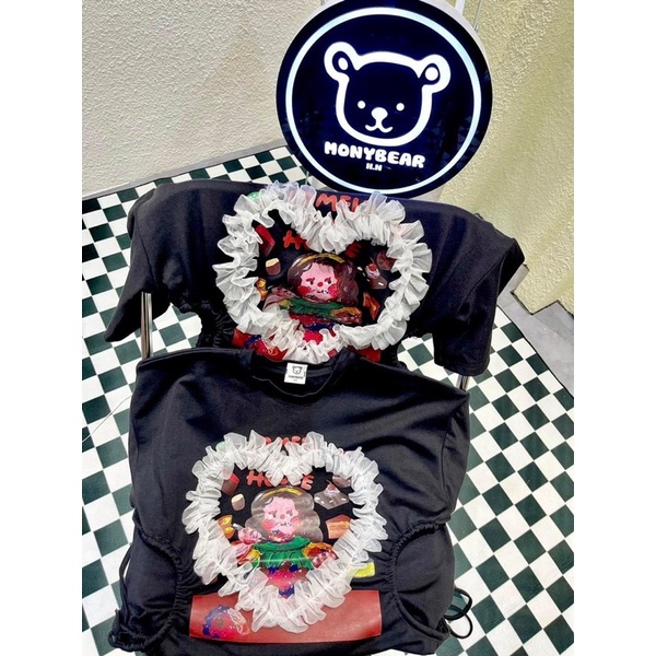 Đầm thun khoét eo cô gái bigsize
