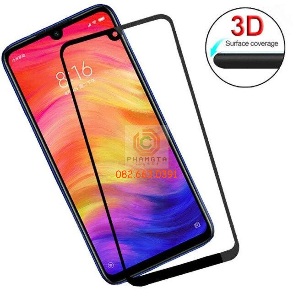 Kính Cường lực Xiaomi Redmi Y3 (s3) full màn, full keo, chuẩn đẹp