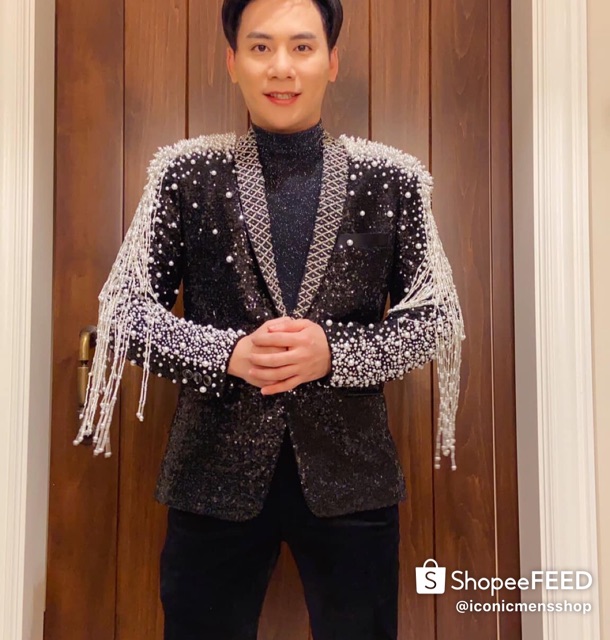 Áo thun nhũ kim tuyến mềm | BigBuy360 - bigbuy360.vn