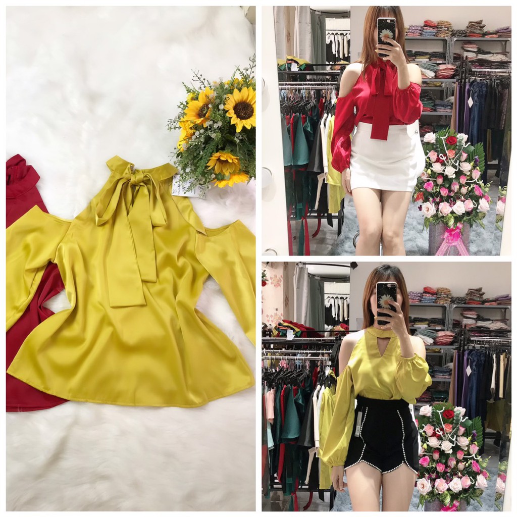 HÌNH THẬT 100% ÁO LỤA KIỂU CAO CẤP ĐỦ SIZE