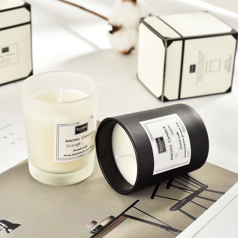 Nến thơm cao cấp không khói Aroma Menahem 6 mùi hương Giảm Stress - Không Khói & An Toàn Cao Cấp Dùng Trang Trí Nhà Cửa