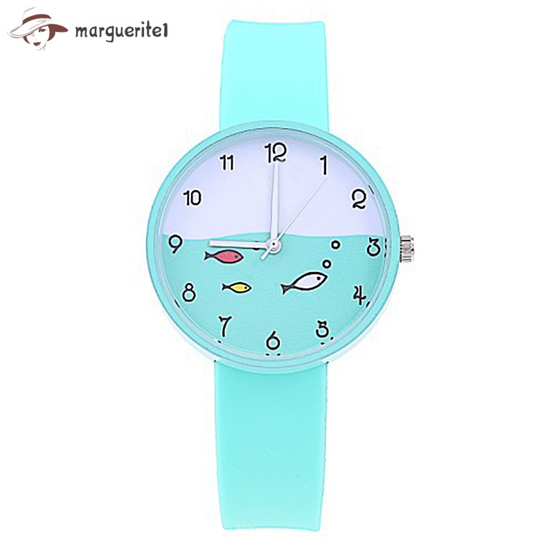 Đồng hồ dây silicone chống thấm nước kiểu dáng thể thao cho bé | BigBuy360 - bigbuy360.vn