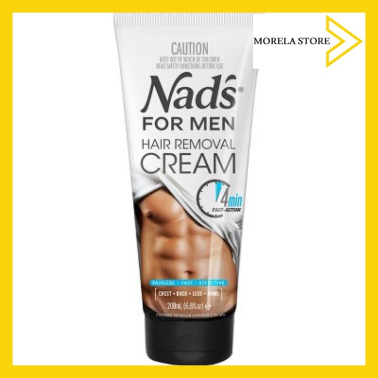 Kem tẩy lông cho nam NAD'S FOR MEN Hair Removal Cream 200ml | WebRaoVat - webraovat.net.vn