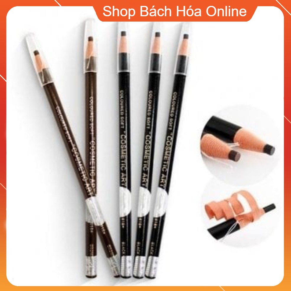 BÚT CHÌ KẺ, TÔ VẼ LÔNG CHÂN MÀY DẠNG XÉ CHỐNG THẤM NƯỚC VÀ MỒ HÔI, DỄ LÊN MÀU