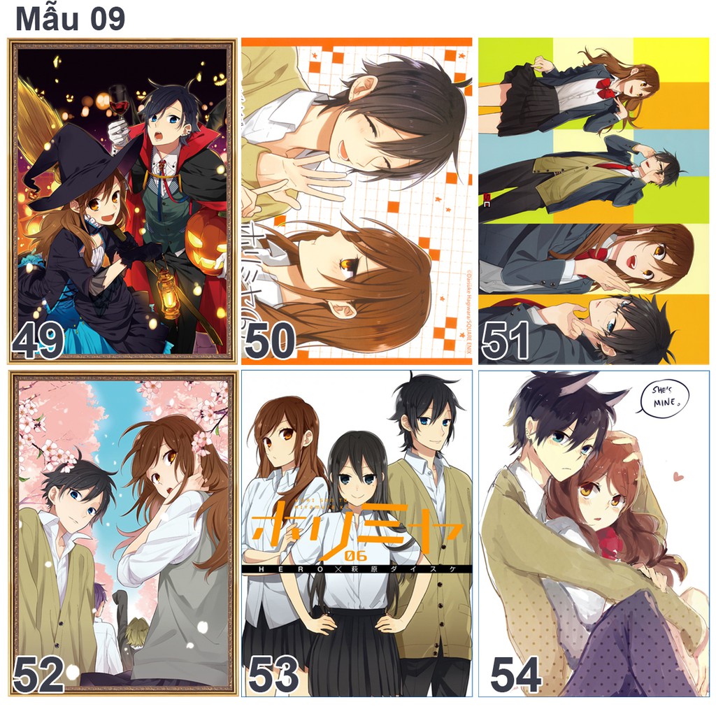 Tranh Poster anime Horimiya