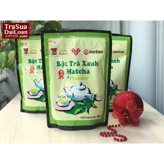 Bột Trà Xanh Matcha Đài Loan Everstyle ( Mũ Đỏ) mẫu mới 500g