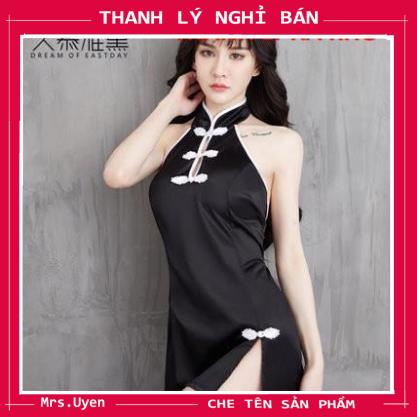 Váy ngủ nữ gợi cảm cosplay cô gái thượng hải, đầm ngủ nữ hở lưng gợi cảm sang chảnh quý phái - SX001 | BigBuy360 - bigbuy360.vn