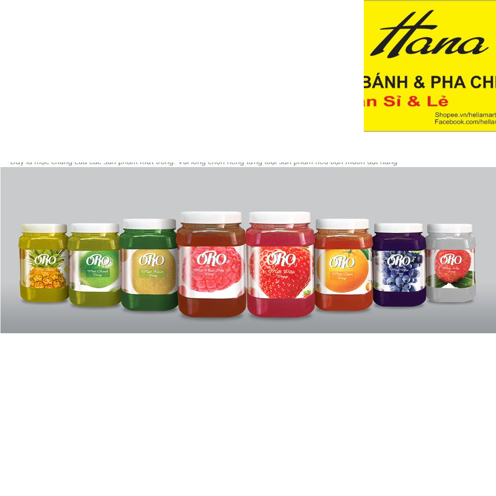 Mứt trong trang trí bánh Oro - Hủ lớn 1kg