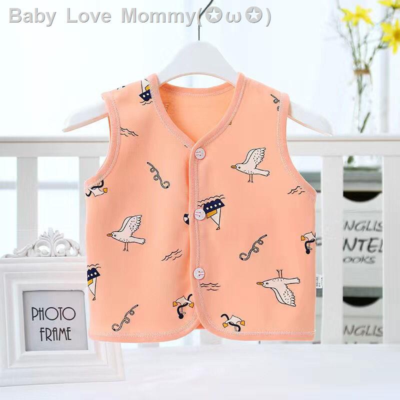 Áo Khoác Ghi Lê Vải Cotton Mỏng Thời Trang Mùa Hè Cho Bé 0-3 - 9-12 Tháng Tuổi