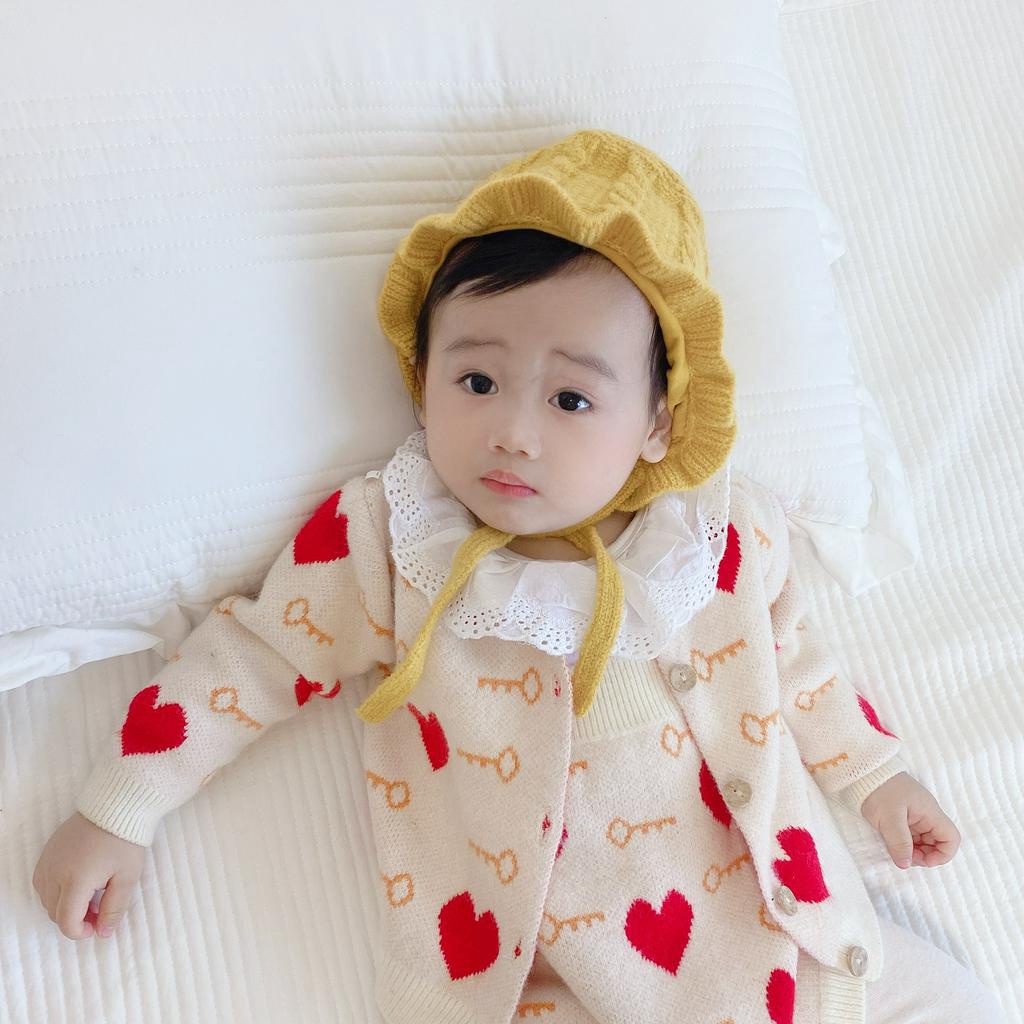 Áo liền quần/ áo khoác/ mũ hoặc nón tùy chọn xinh xắn cho bé gái
