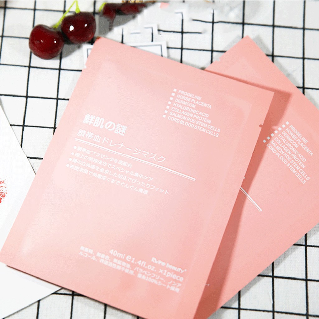 Mặt Nạ Tế Bào Gốc Nhau Thai Cuống Rốn Dưỡng Da Rwine Beauty Steam Cell Placenta Mask | BigBuy360 - bigbuy360.vn