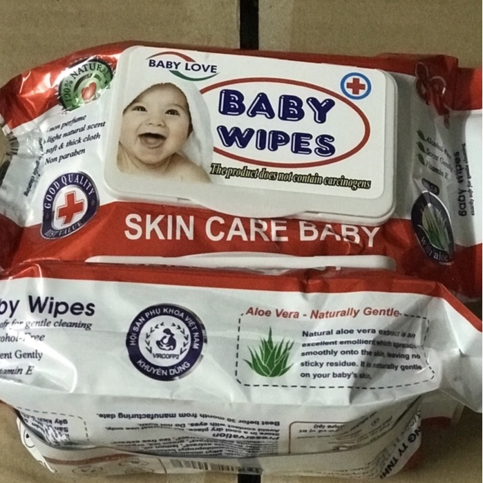 Combo 5 Gói Khăn Giấy Ướt Baby Wipes Bịch 80g