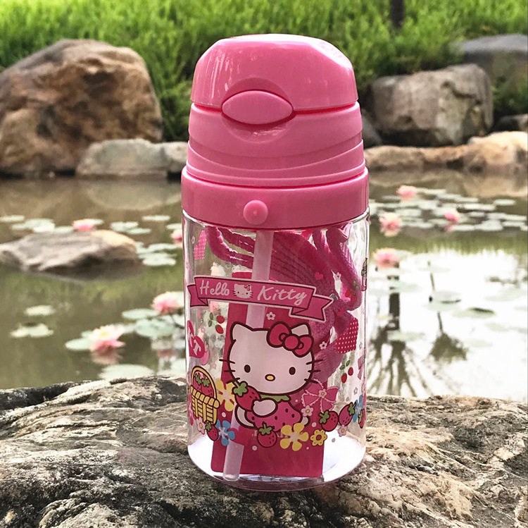 Socute Bình Đựng Nước Bpa Không Bpa 350ml Hình Elsa Anna / Spiderman / Captain America Đáng Yêu