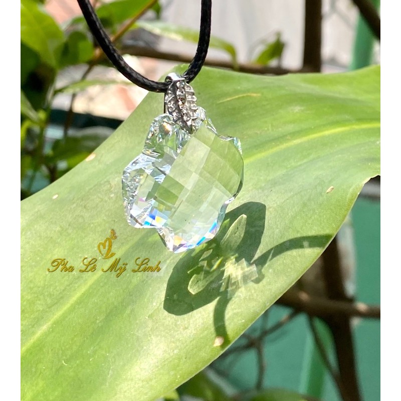 Mặt dây pha lê Swarovski thánh giá 28mm