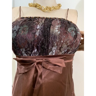 ĐẦM DÂY LỤA PHỐI REN THAnh LÝ SIZE M