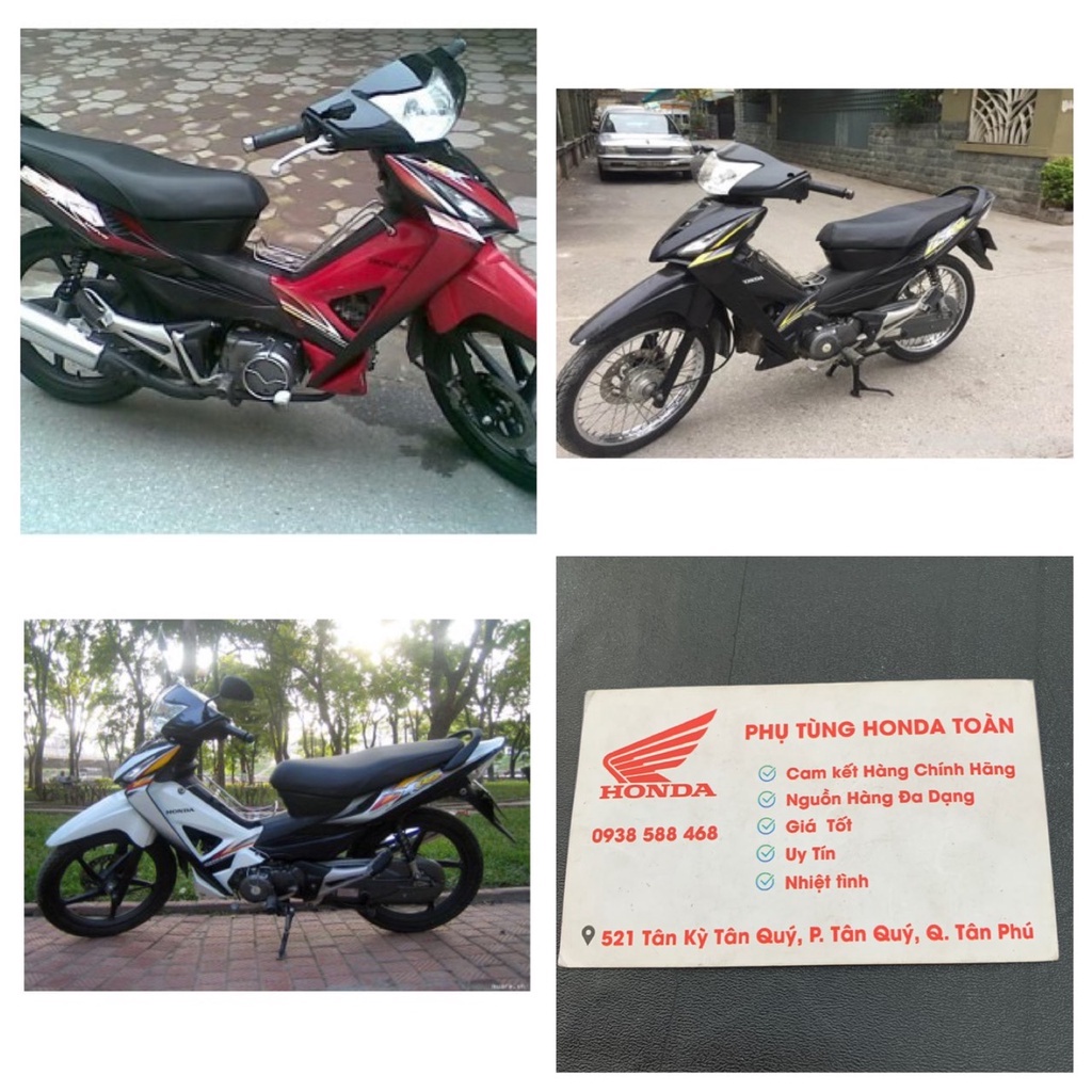 DÀN ÁO WAVE RSX 100 CÓ TEM ZIN CHÍNH HÃNG HONDA