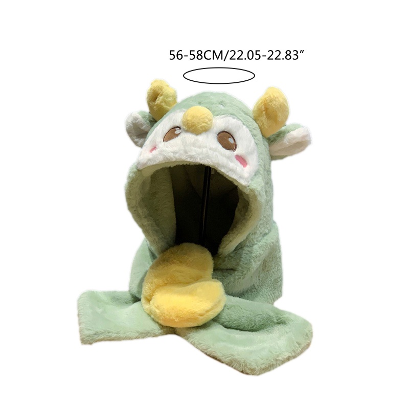 Mũ Trùm Đầu Kèm Khăn Choàng Chống Gió Thời Trang Cho Ba Mẹ Và Bé