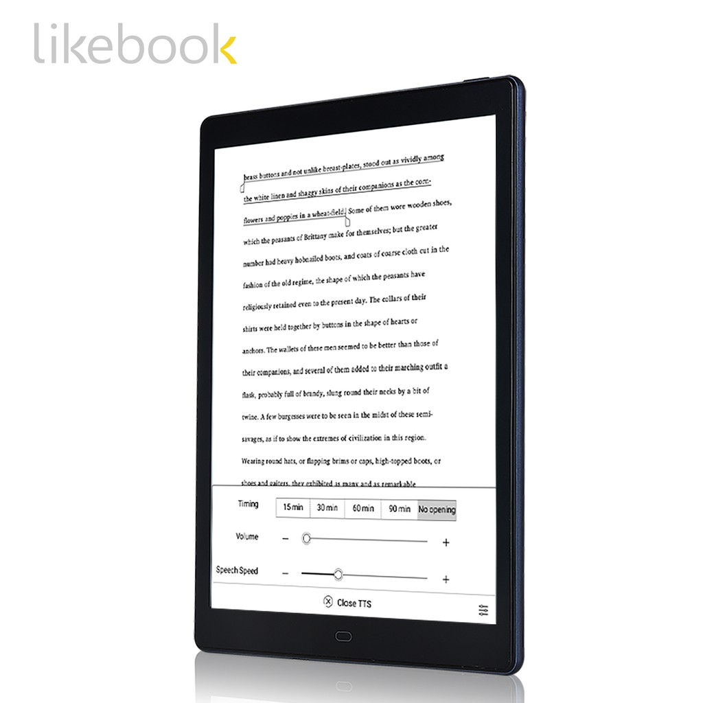 Máy đọc sách Likebook P10 + Bao da + Miếng dán màn hình + Túi chống sốc + Kệ để bàn | BigBuy360 - bigbuy360.vn